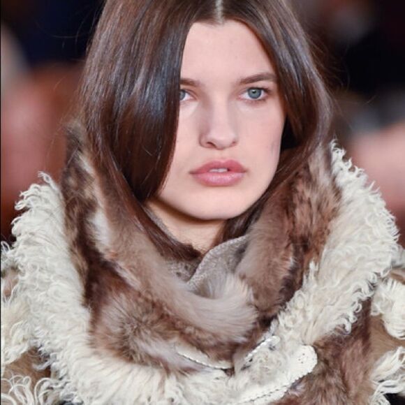 Ralph Lauren Fall 2015 Runway Collection Lamb Suede & Crushed Velvet Blouse - Picture 11 of 16